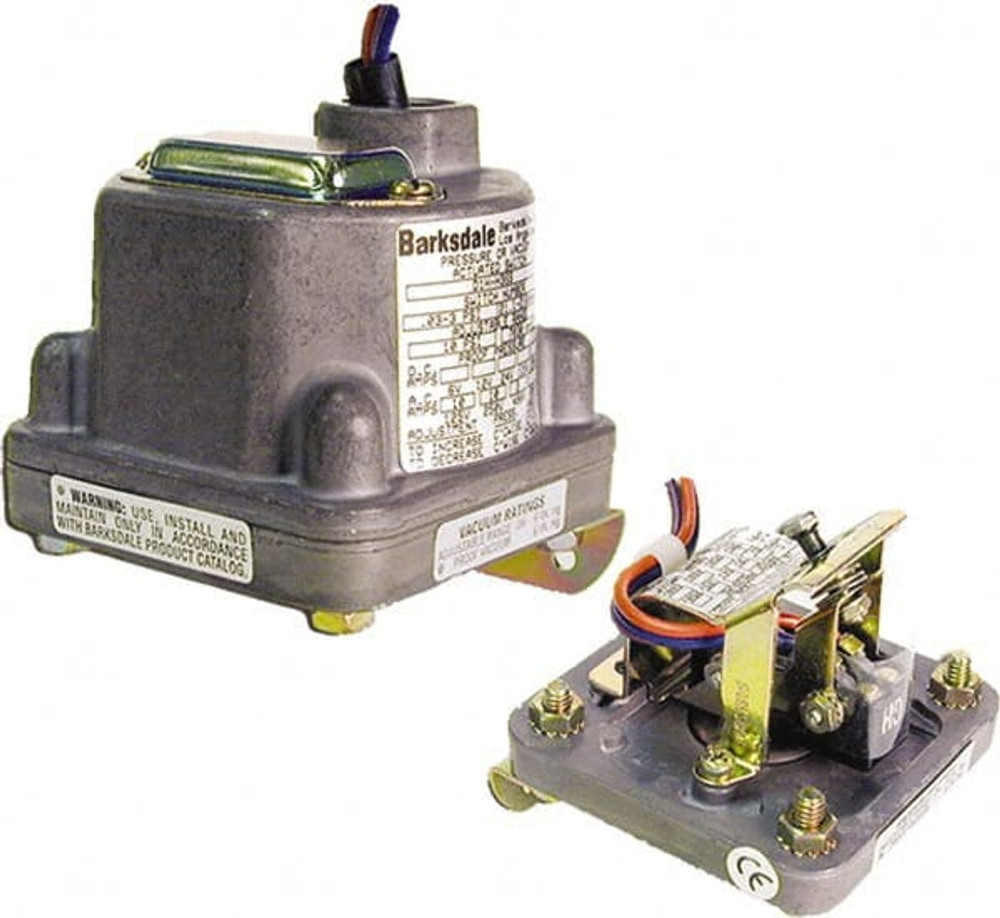 Barksdale D2H-H18SS-Z1 Diaphragm Pressure Switch: 1/4" NPTF Thread