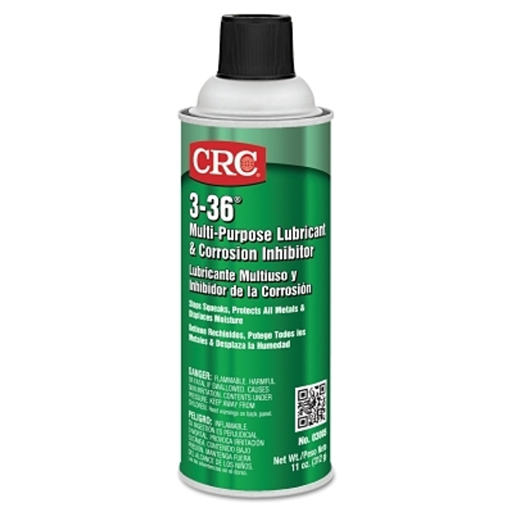 CRC® 3-36® Multi-Purpose Lubricant and Corrosion Inhibitor, 16 oz Aerosol Can
