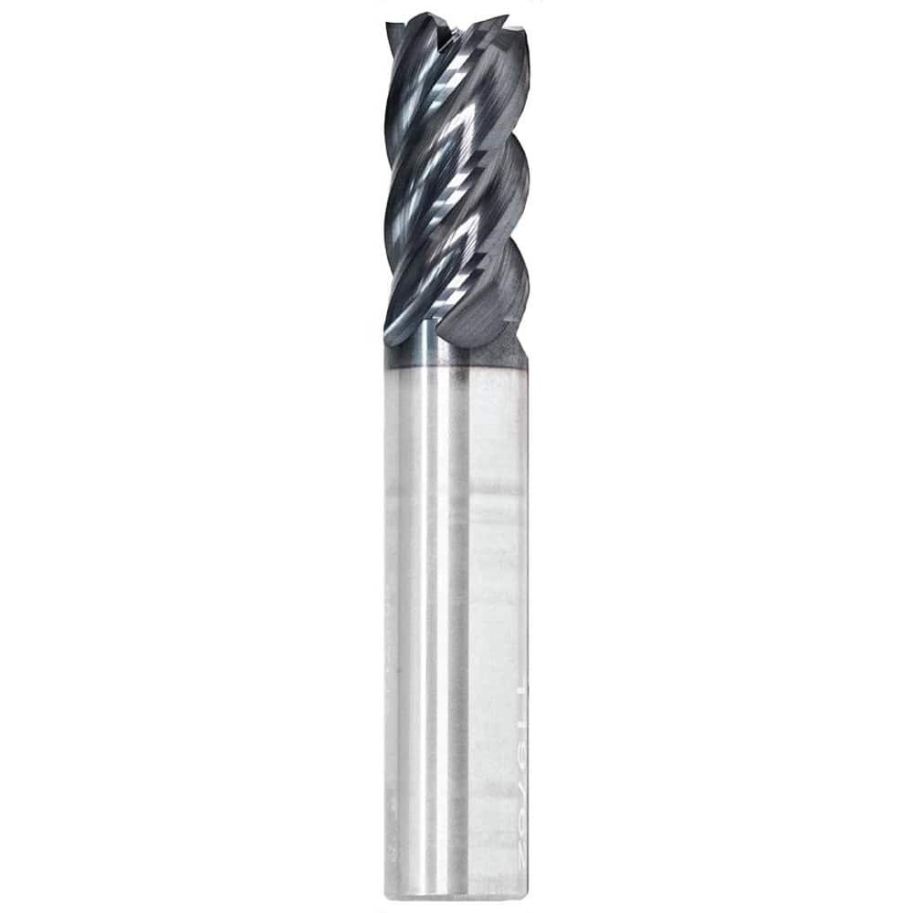 GWS 121350 Corner Radius End Mill: 5/16" Dia, 1-1/8" LOC, 0.06" Radius, 5 Flutes, Solid Carbide