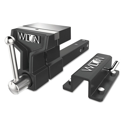 WMH Tool Group Wilton® ATV® All-Terrain Vise, 6 in Jaw Width, 5 in Throat Depth, Stationary, Includes Mounting Bracket
