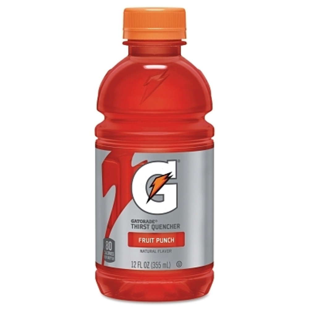 Gatorade® 12196 Thirst Quencher, 12 oz, Bottle, Fruit Punch