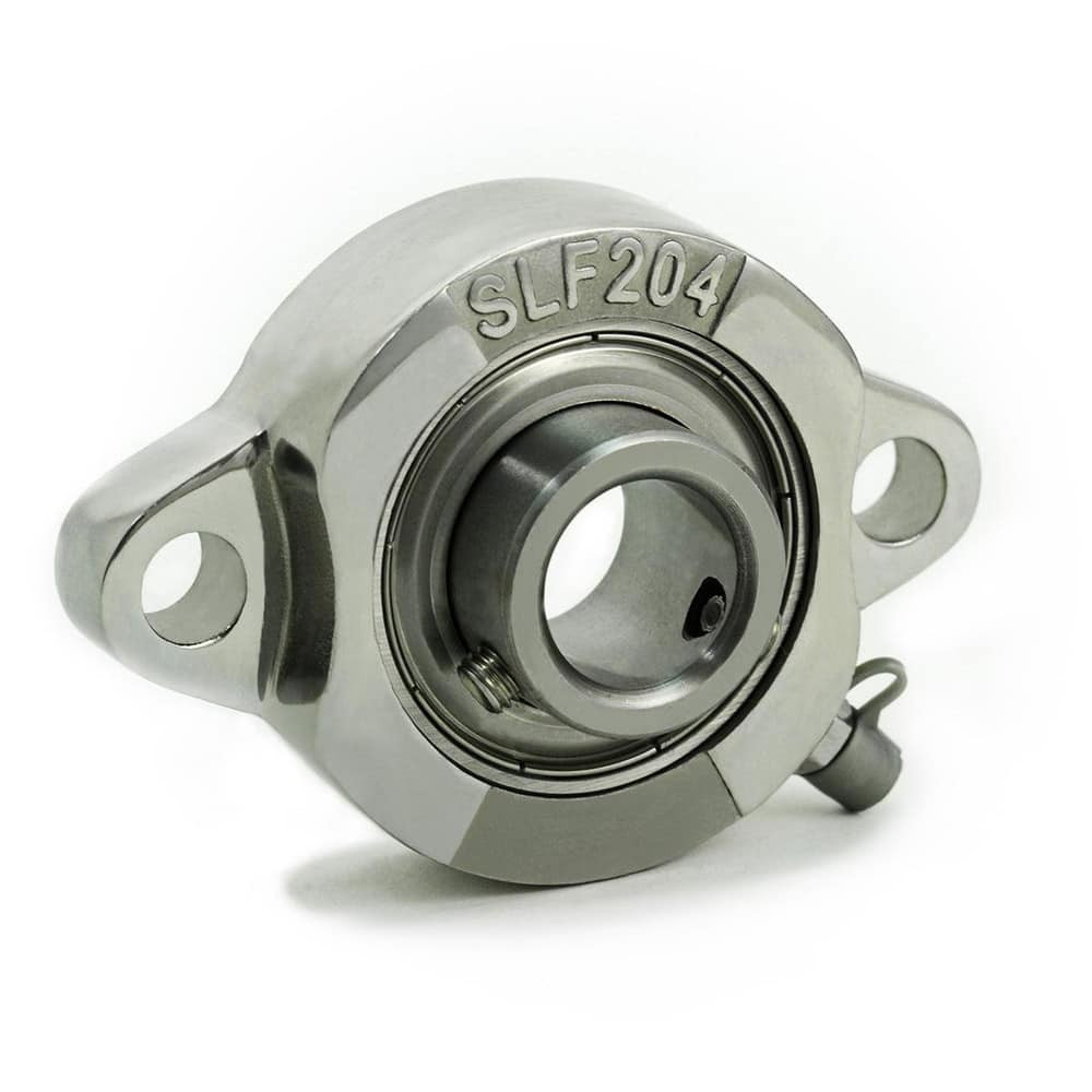 Tritan SBLFSS204-12GSS Mounted Bearings & Pillow Blocks; Bearing Insert Type: Narrow Inner Ring ; Bolt Hole (Center-to-center): 71.5mm ; Housing Material: Stainless Steel ; Static Load Capacity: 1225.00 ; Number Of Bolts: 2 ; Series: SBLFSS