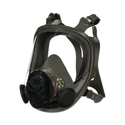 3M™ Full Facepiece Respirator 6000 Series, Medium, With Bayonet and DIN Connection Type