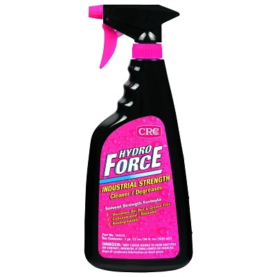 CRC® HydroForce Industrial Strength Cleaner/Degreaser, 32 oz Trigger Spray Bottle, Pleasant