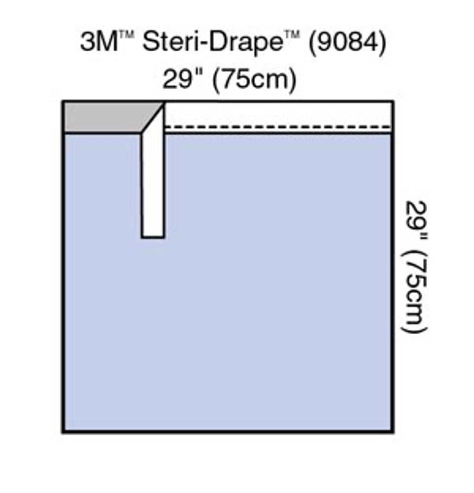 Solventum Corporation  9084 Steri-Drape Adhesive Towel Drape, 29" x 29", Absorbent Impervious Material, 40/bx, 4 bx/cs (Continental US+HI Only)