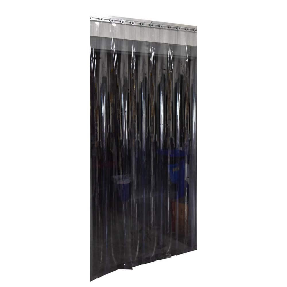 Vestil TG-800-F-W-96-9 Dock Strip Doors/Curtains; Curtain Type: Industrial Curtain Kit ; Door Width (Feet): 8 ; Door Height (Feet): 8 ; Material: PVC; Vinyl ; Color: Clear ; Antistatic: No