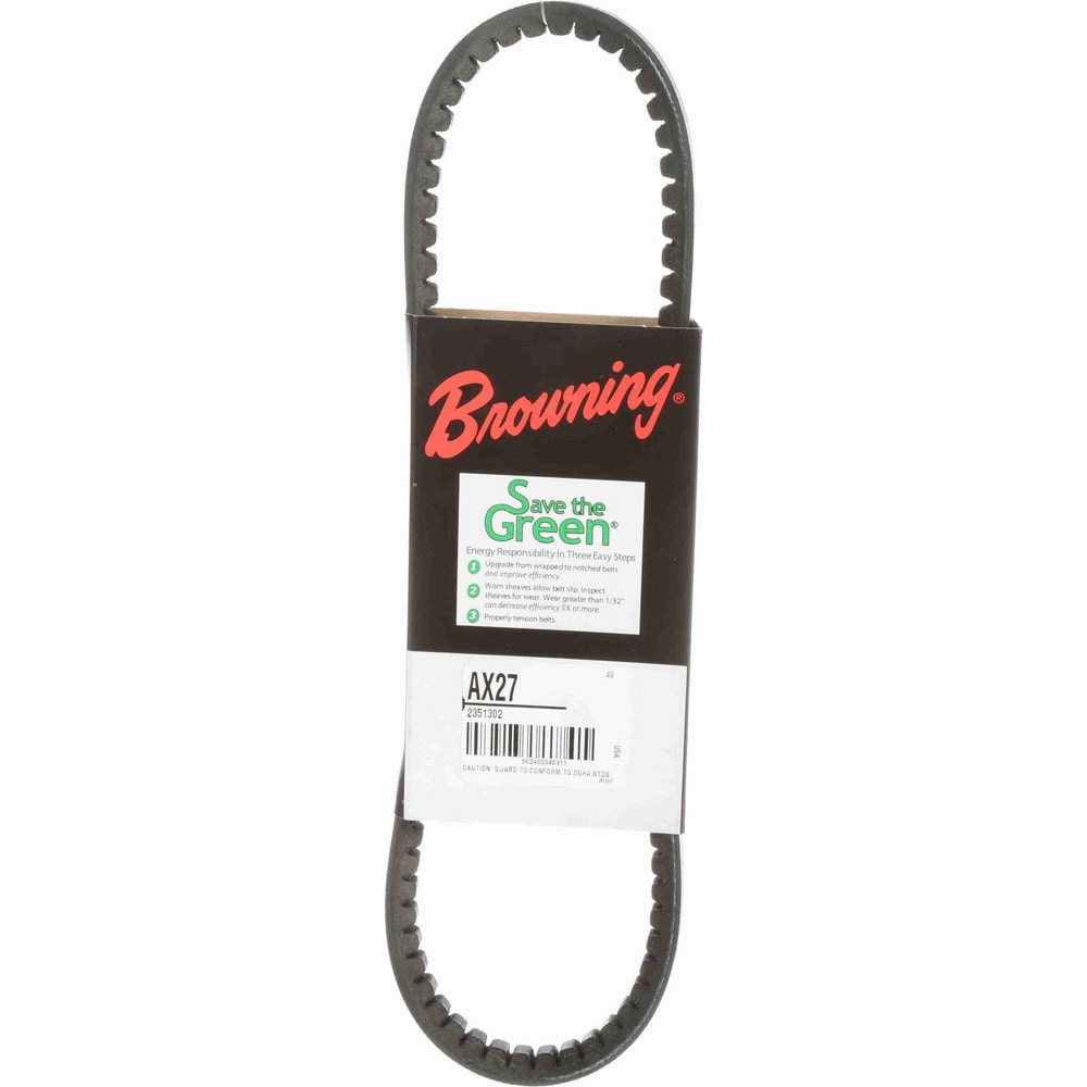 Browning 2351302 V-Belt: Section AX, 29.2" Outside Length, 1/2" Belt Width