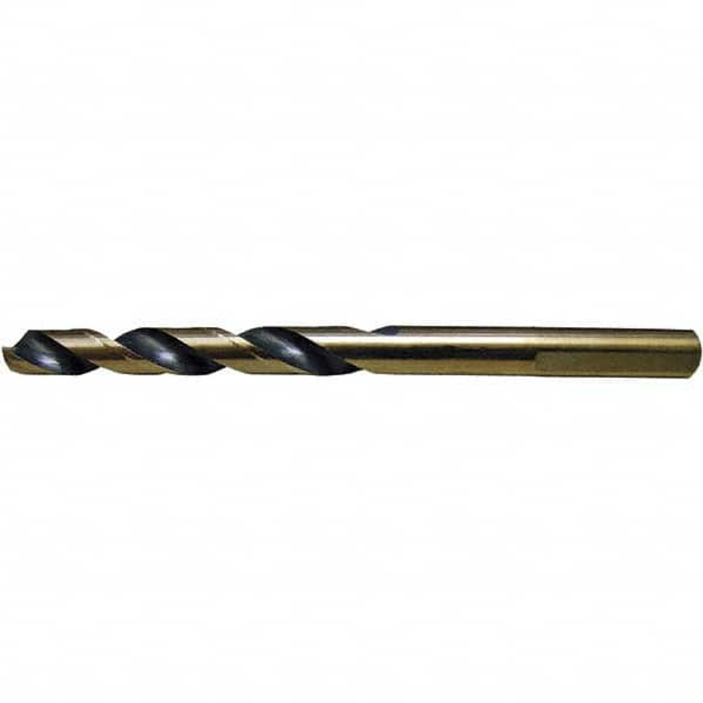 Cle-Force C68480 Mechanics Drill Bit: 11/32" Dia, 135 ° Point, High Speed Steel, Weldon Shank, Split Point