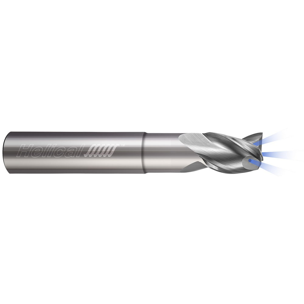 Helical Solutions 60031 Square End Mills; Mill Diameter (Inch): 3/8 ; Mill Diameter (Decimal Inch): 0.3750 ; Number Of Flutes: 3 ; End Mill Material: Solid Carbide ; End Type: Single ; Length of Cut (Inch): 1/2