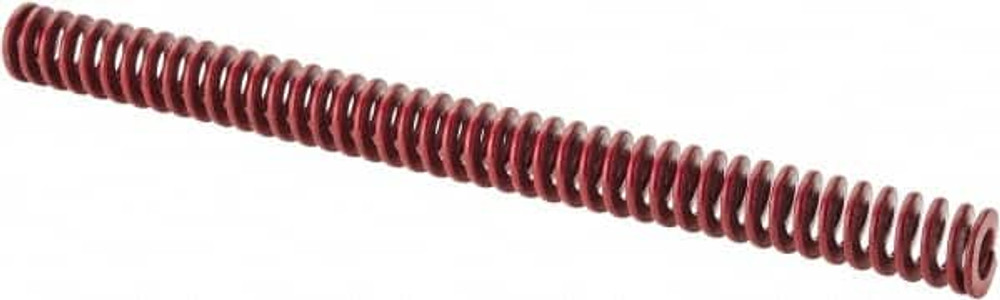 Associated Spring Raymond 104-548 Die Spring: 1" Hole Dia, 1/2" Rod Dia, 12" Free Length, Red