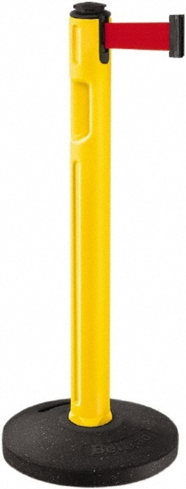 Lavi Industries 80-5000R/YL/RD Stanchion: 38-1/4" High, Dome Base