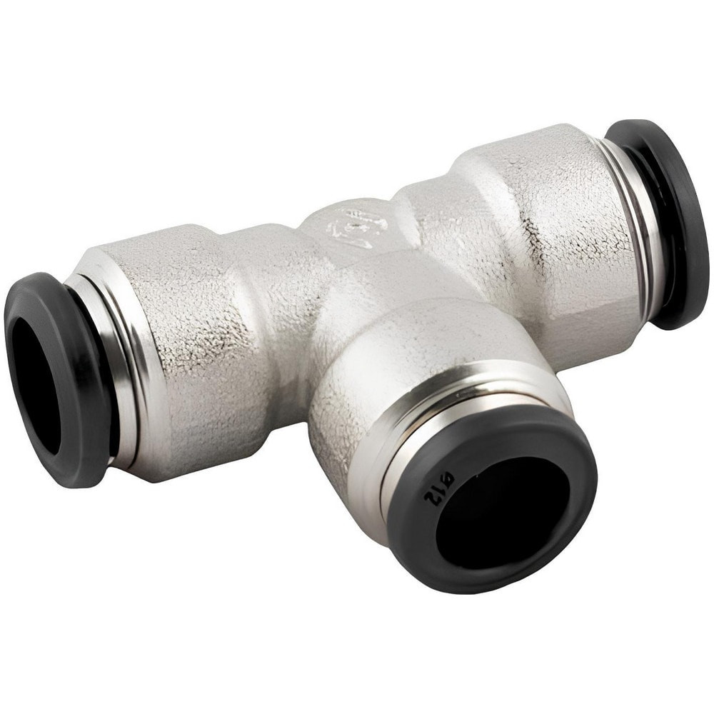 Aignep USA 50230N-14 Push-To-Connect Tube to Tube Tube Fitting: Union Tee