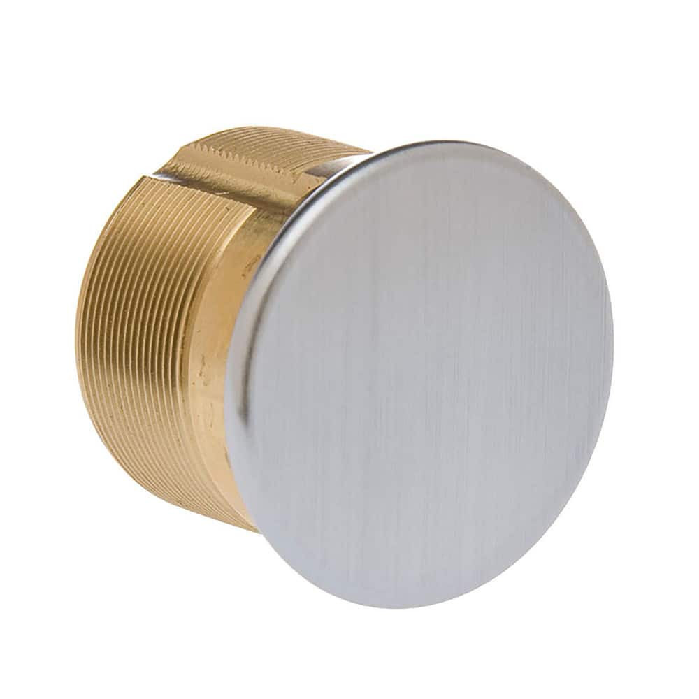 Ilco 7180DC-26D-FH Cylinders; Type: Mortise ; Keying: Less Cylinder ; Material: Brass ; Hand Orientation: Non-Handed ; Finish/Coating: Satin Chrome ; Cylinder Diameter: 1.125in
