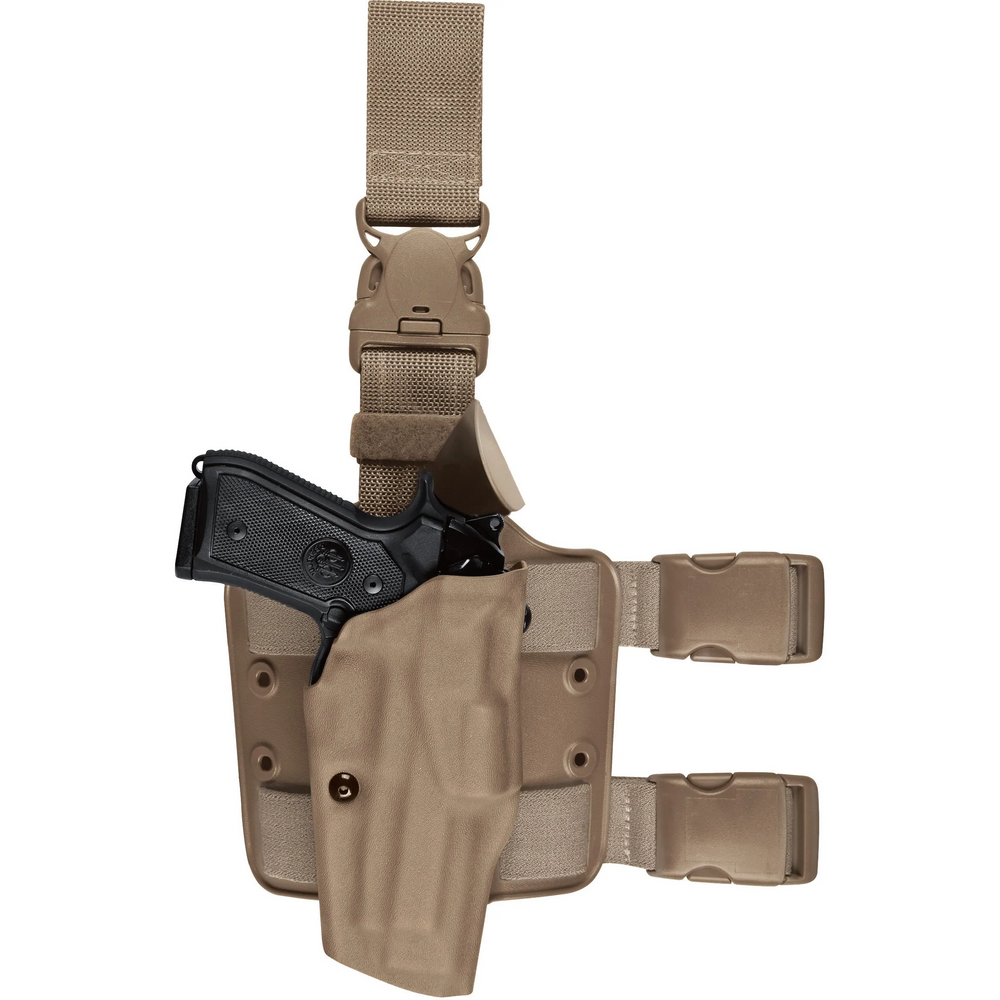 Safariland 1321071 Model 6385 ALS OMV Tactical Holster w/ Quick Release Leg Strap for Glock 34 w/ Light