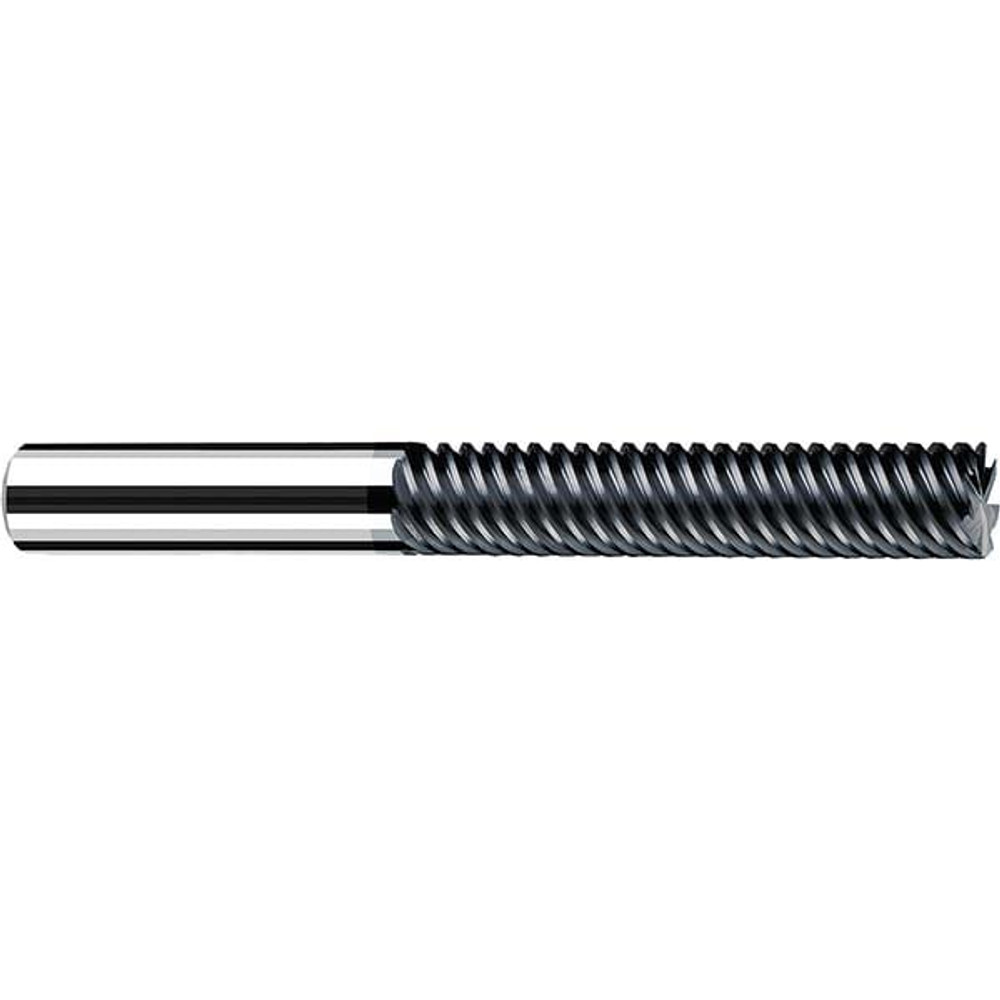 Fraisa P15852432 Square End Mill: 3/8" Dia, 1-7/8" LOC, 7 Flute, Solid Carbide