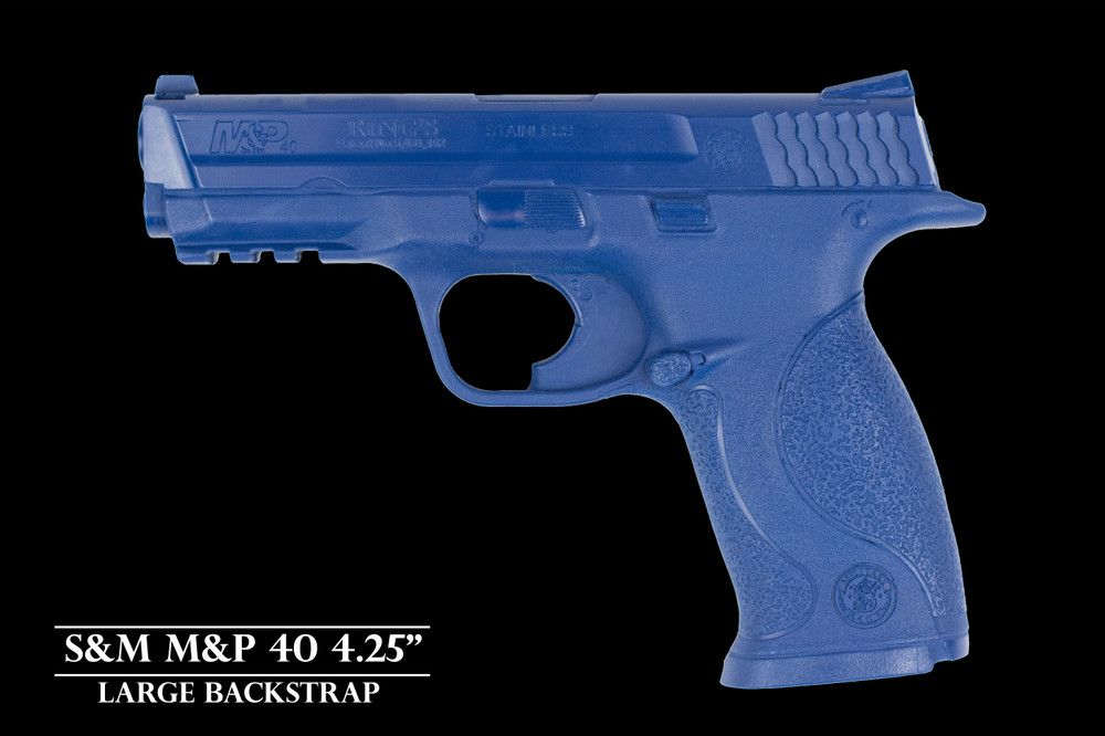 Blue Training Guns By Rings FSSWMP40LBWB S&W M&P 40 4.25 (LG. BACKSTRAP)