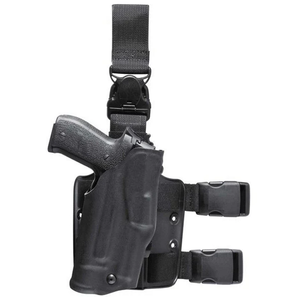 Safariland 1158601 Model 6355 ALS Tactical Holster with Quick-Release Leg Harness for Smith & Wesson M&P 9 w/ Light