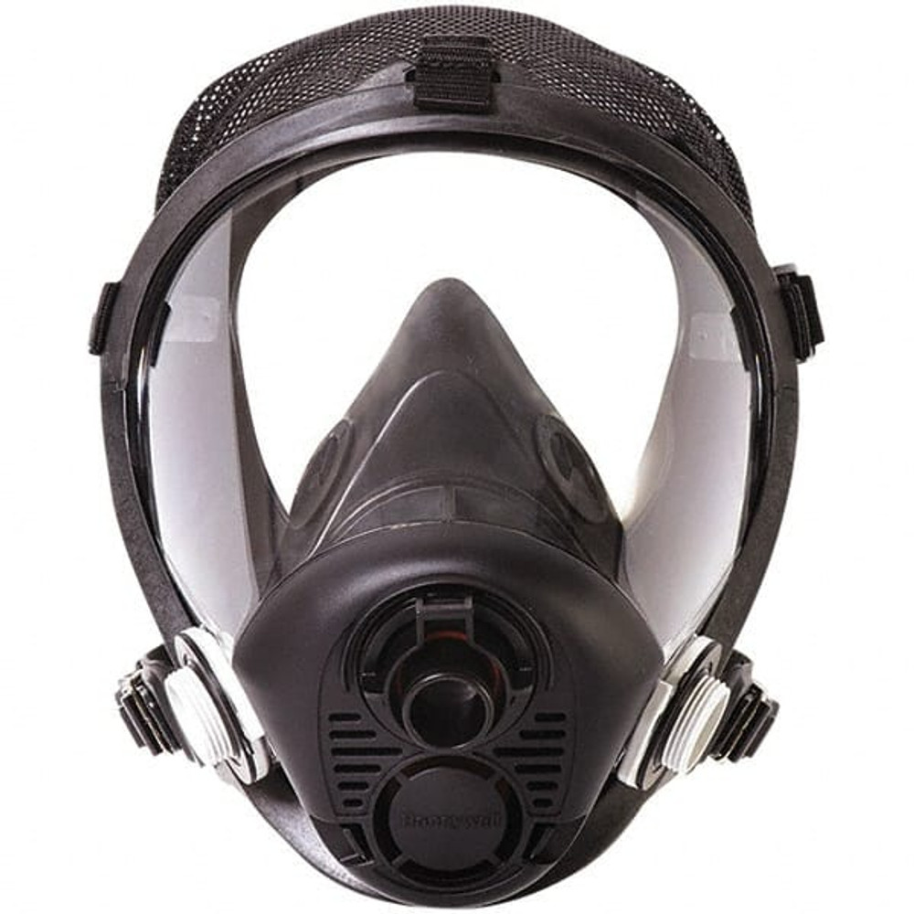 North RU65002L Full Face Respirator: Silicone, Threaded, Large