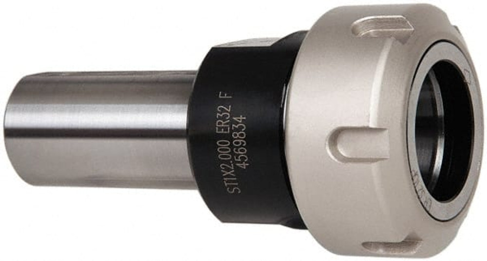 ETM 4509089 Collet Chuck: 0.08 to 0.789" Capacity, ER Collet, 1" Shank Dia, Straight Shank