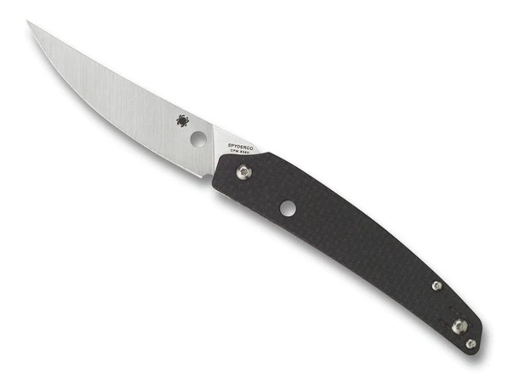 Spyderco C242CFP Ikuchi PlainEdge Carbon Fiber/CPMS30V