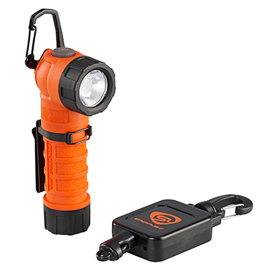 Streamlight 88837 PolyTac 90X USB - Streamlight SL-B26 Battery Pack - Orange w/ Gear Keeper