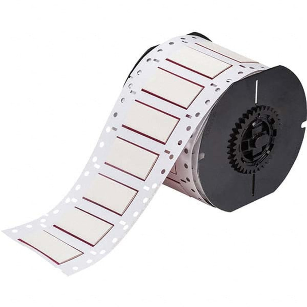 Brady 142902 Label Maker Label: White, Polyolefin, 225 per Roll