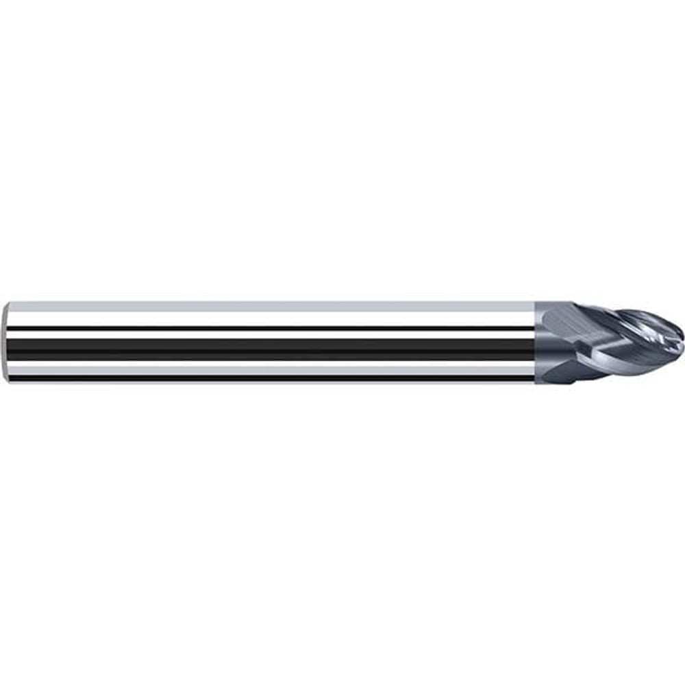 Fraisa P8540300 Tapered End Mill: 4 Flutes, Solid Carbide, Tapered End