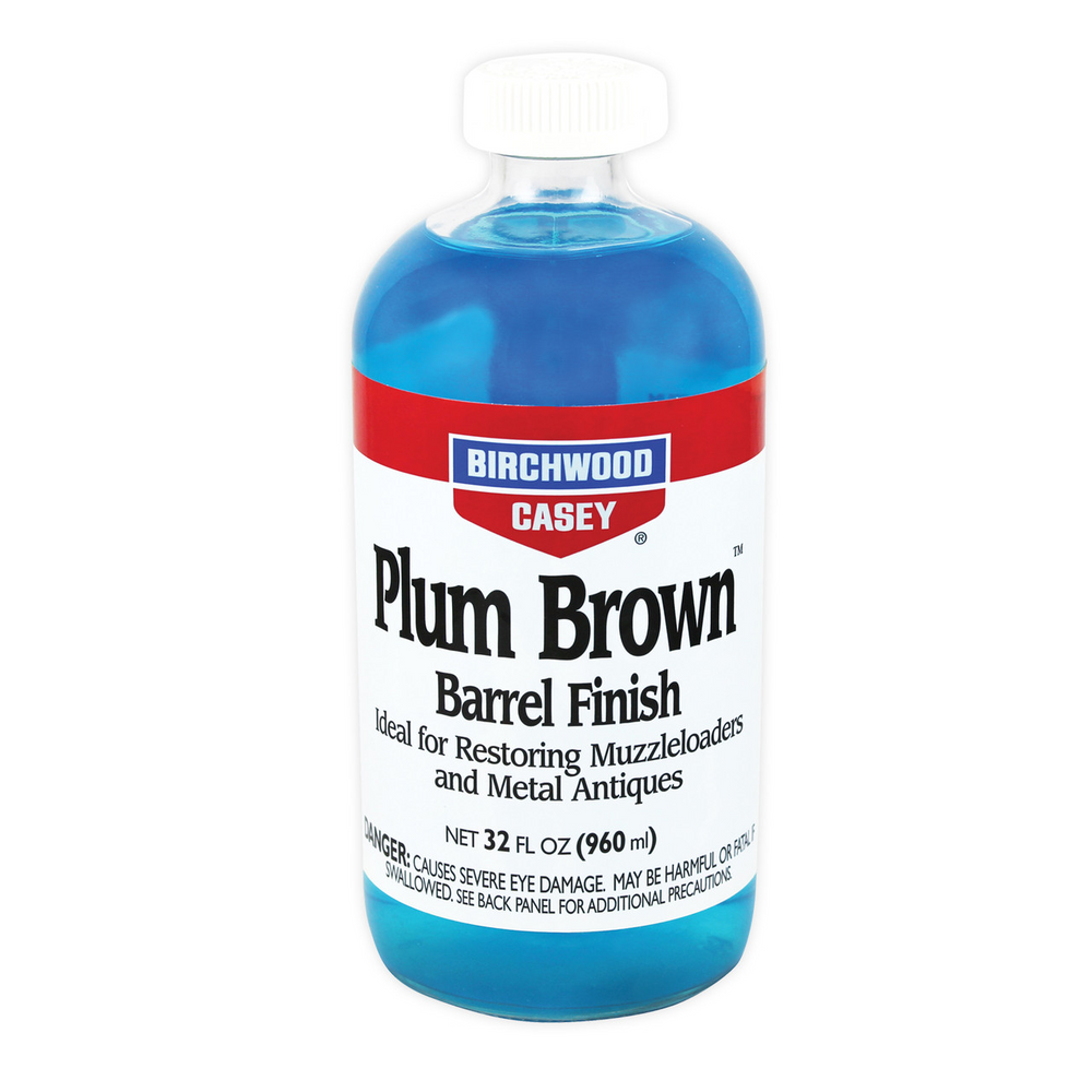 Birchwood Casey BC-14145 Plum Brown Barrel Finish, 32 fl. oz. Bottle