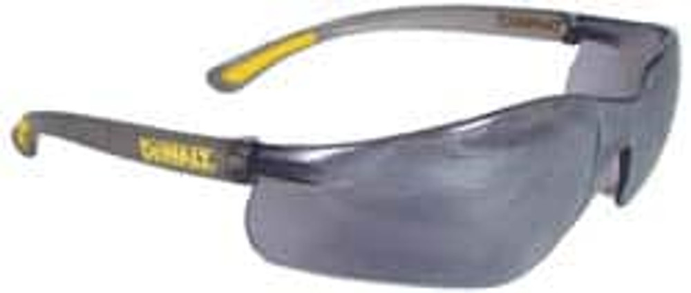 DeWALT DPG52-6D Safety Glass: Anti-Fog & Scratch-Resistant, Polycarbonate, Silver Lenses, Frameless, UV Protection