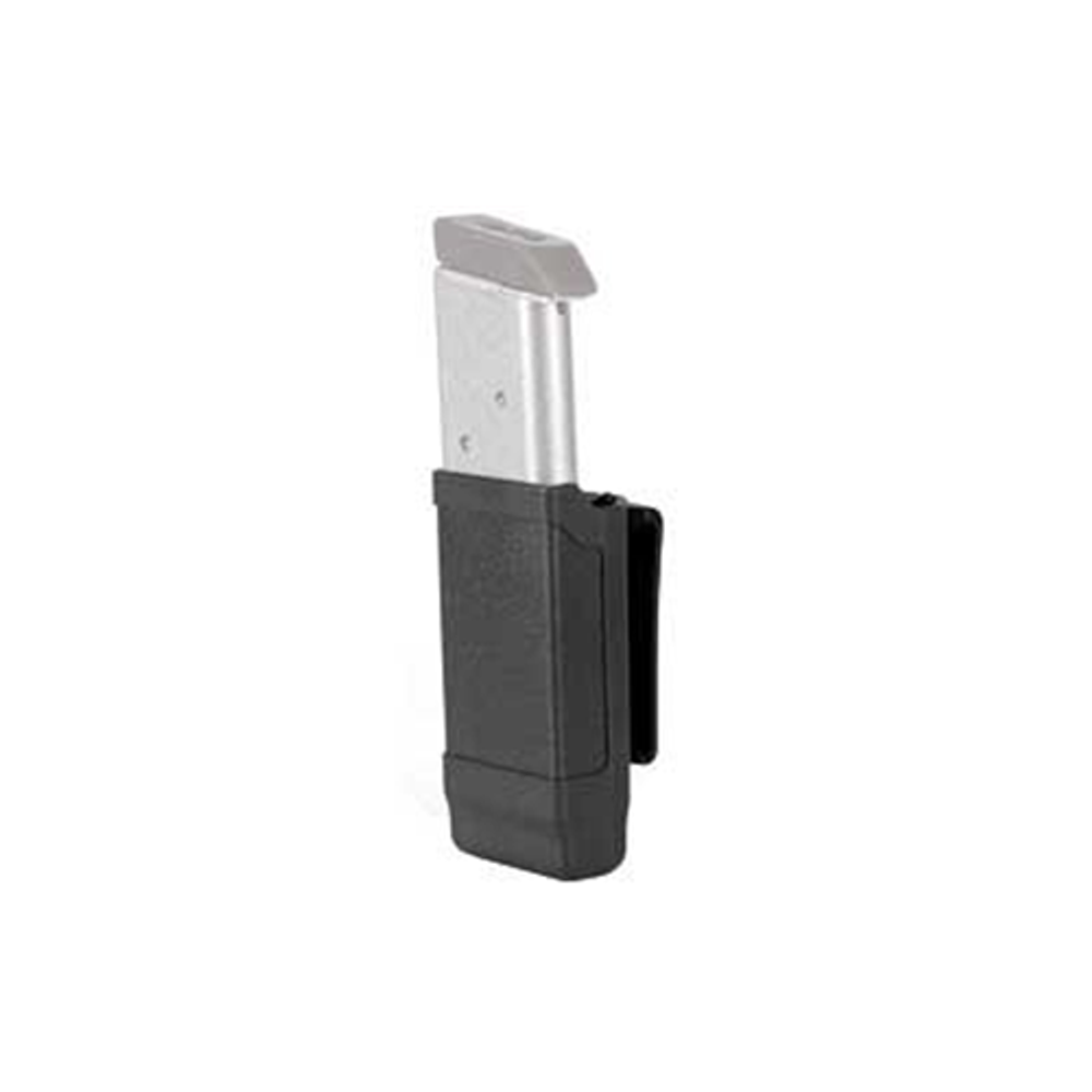 BLACKHAWK! 410500PBK Sngl Mag Case-Sngl Row-Mt Fnsh 9 mm/ 10mm/.40 Cal/ .45 Cal