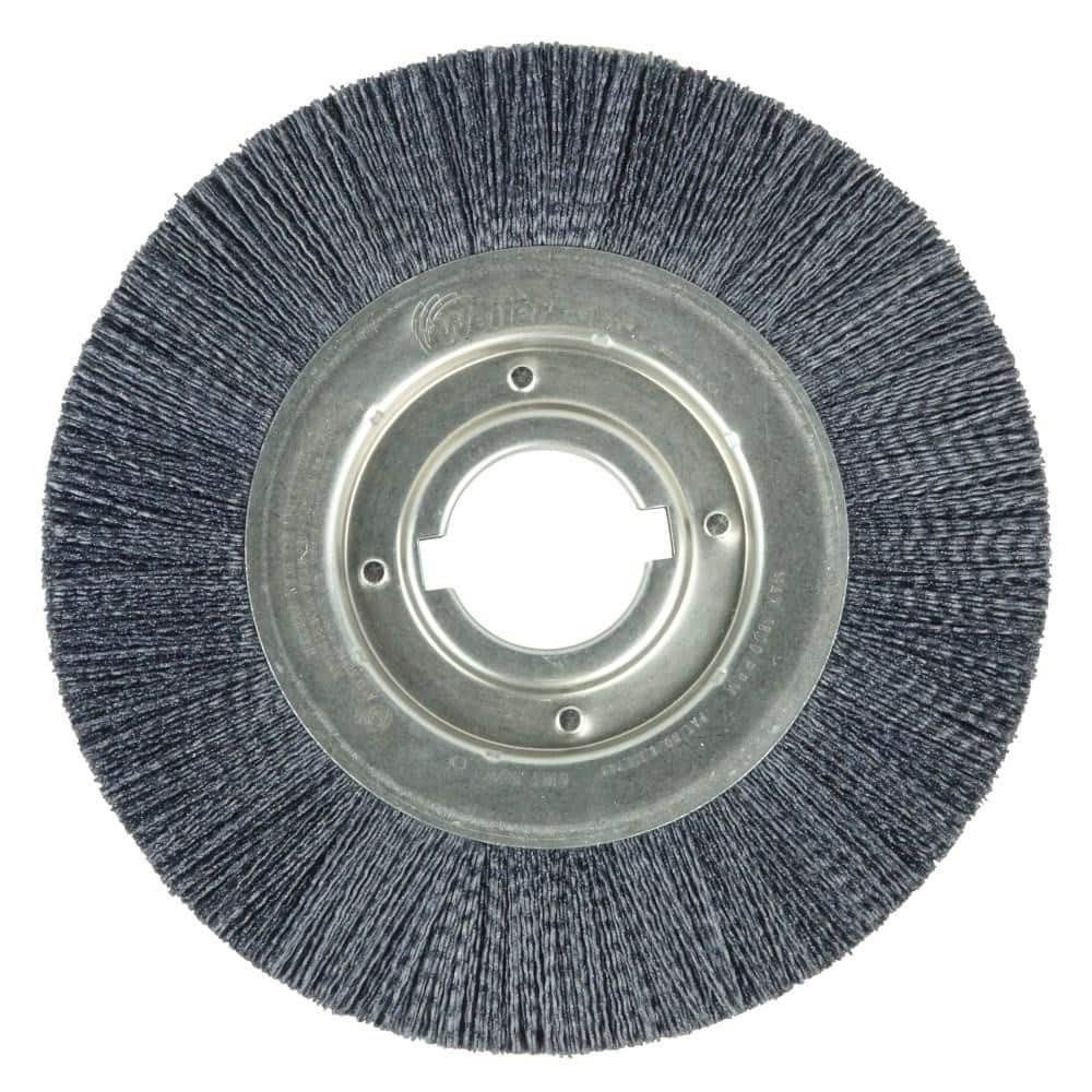 Weiler 86182 Wheel Brush: 10" Wheel Dia, Crimped