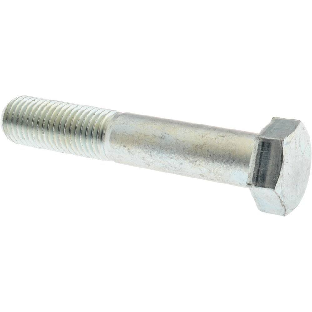 MSC MSC-30165-5 Hex Head Cap Screw: 7/8-9 x 5", Grade 5 Steel, Zinc-Plated