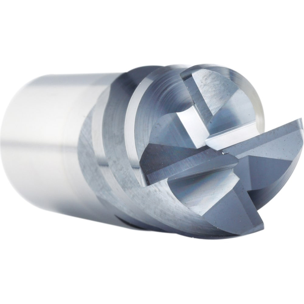 Supermill XP500XL Square End Mill: 1/2'' Dia, 2'' LOC, 1/2'' Shank Dia, 4'' OAL, 4 Flutes, Solid Carbide