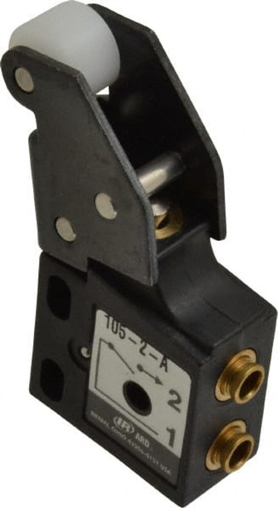 ARO/Ingersoll-Rand 105-2-A Mechanically Operated Valve: 3-Way, 90 degrees Roller Lever Actuator, 5/32" Inlet, 2 Position