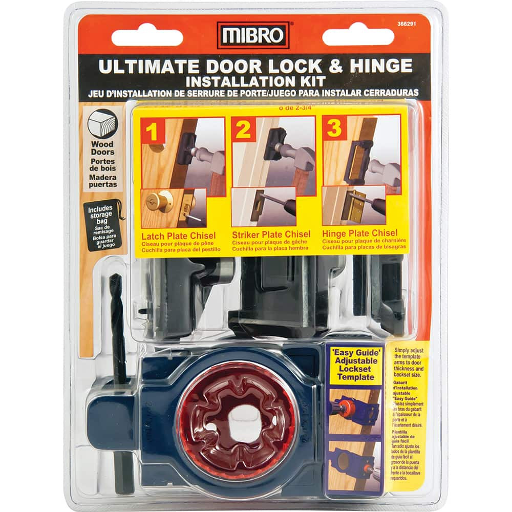 Mibro 366291 Door-Lock Installation Hole Saw Kit: 2 Pc