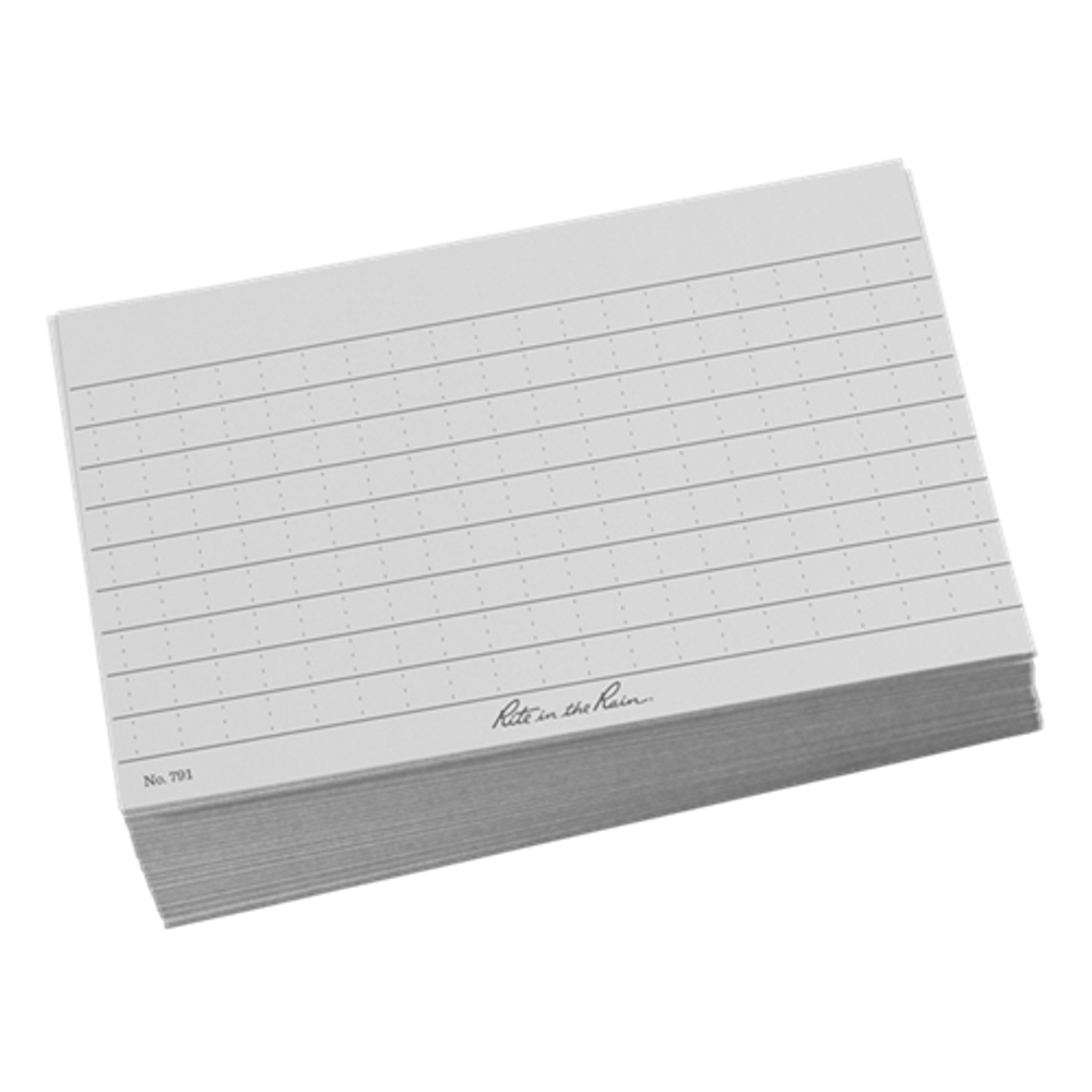 Rite in the Rain 791 Index Cards - Gray (3'' x 5'')