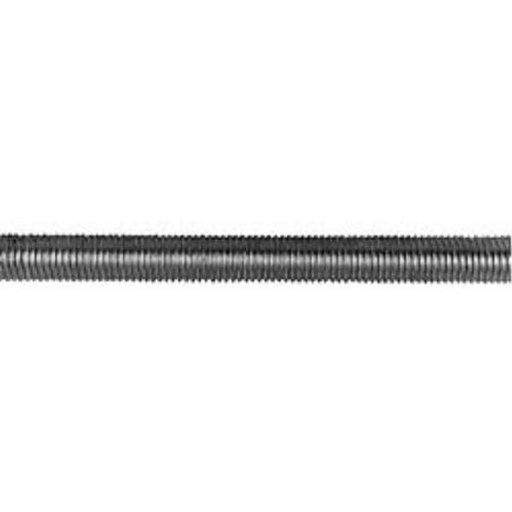 MSC 85118 Threaded Rod: 1/2-13, 12' Long, Low Carbon Steel