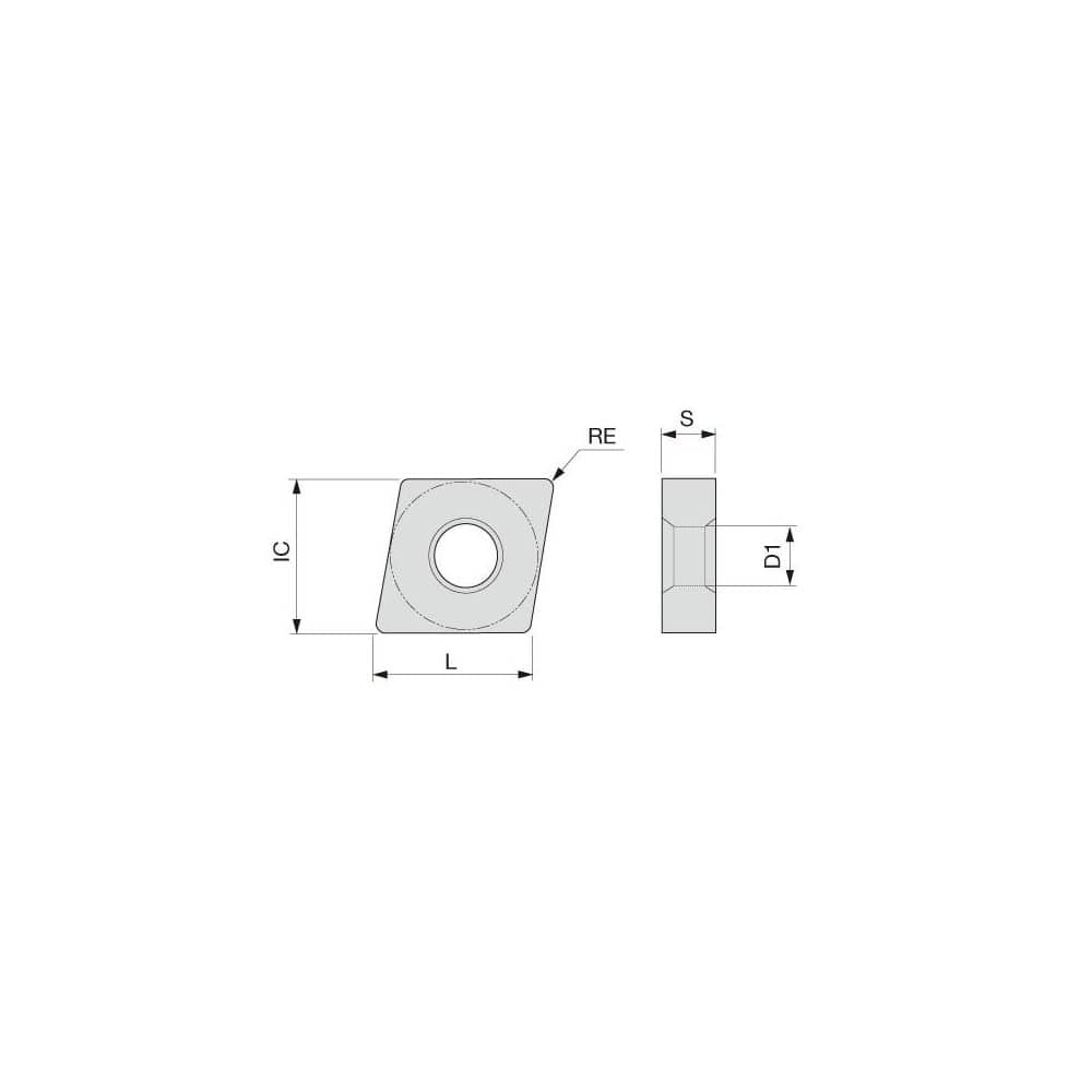 Tungaloy 6786037 Turning Insert: CNMG644THS T9235, Solid Carbide