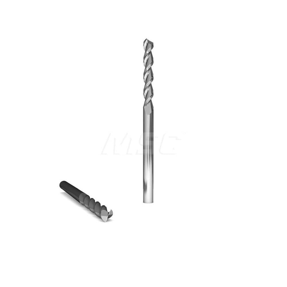 GWS 313181 Square End Mill: 3/8" Dia, 3/4" LOC, 2 Flutes, Solid Carbide