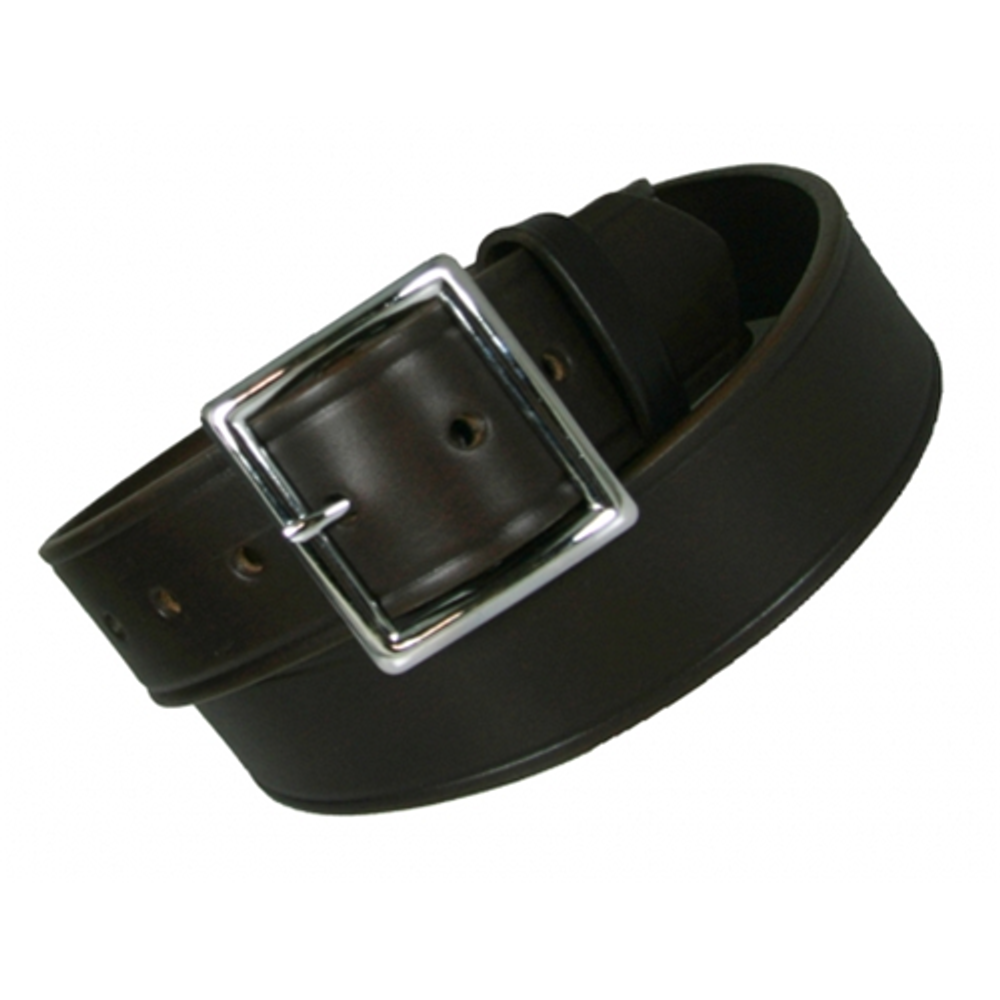 Boston Leather 6505-BRN-1-50-GLD 1 3/4 Garrison Belt