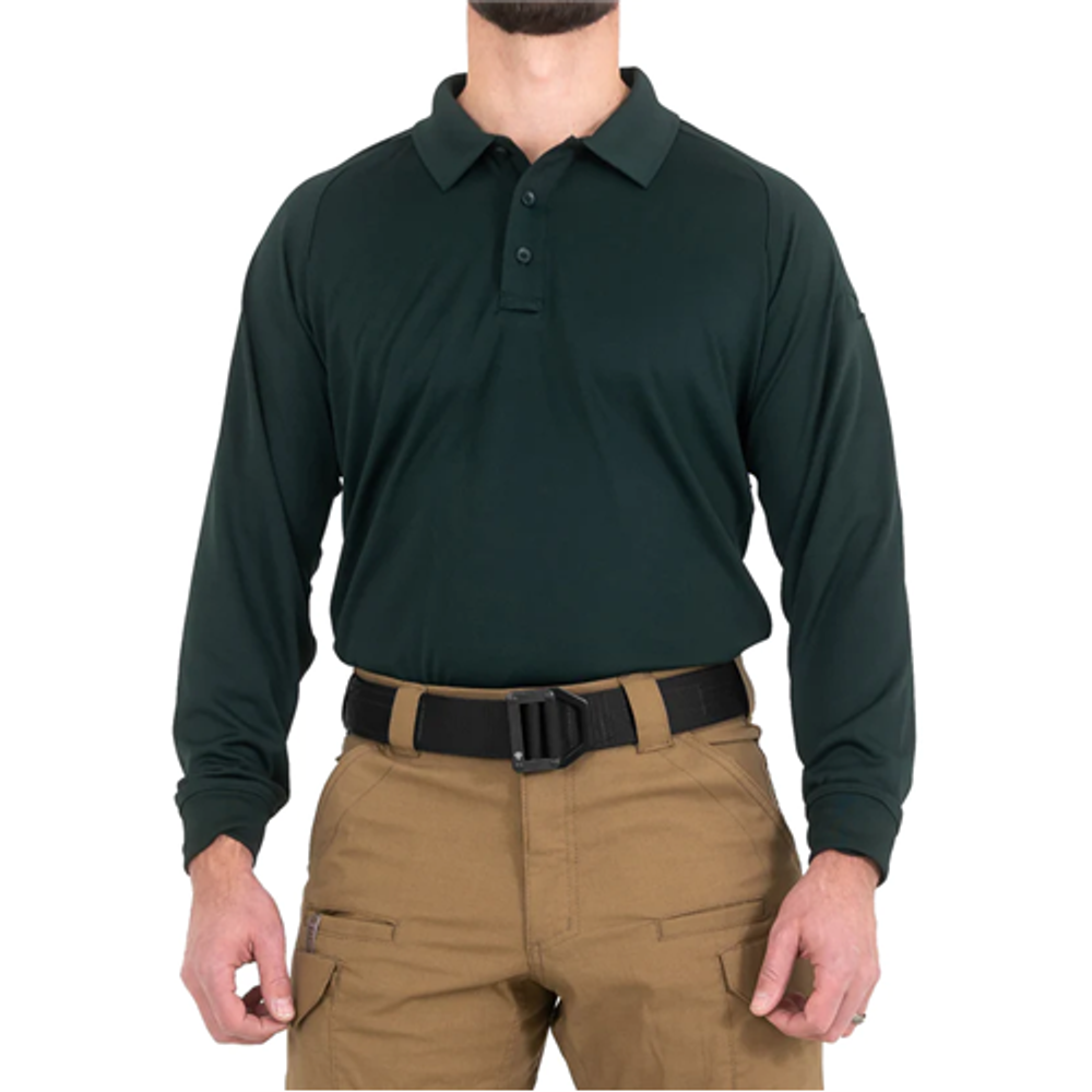 First Tactical 111503-812-3XL-T M Performance LS Polo