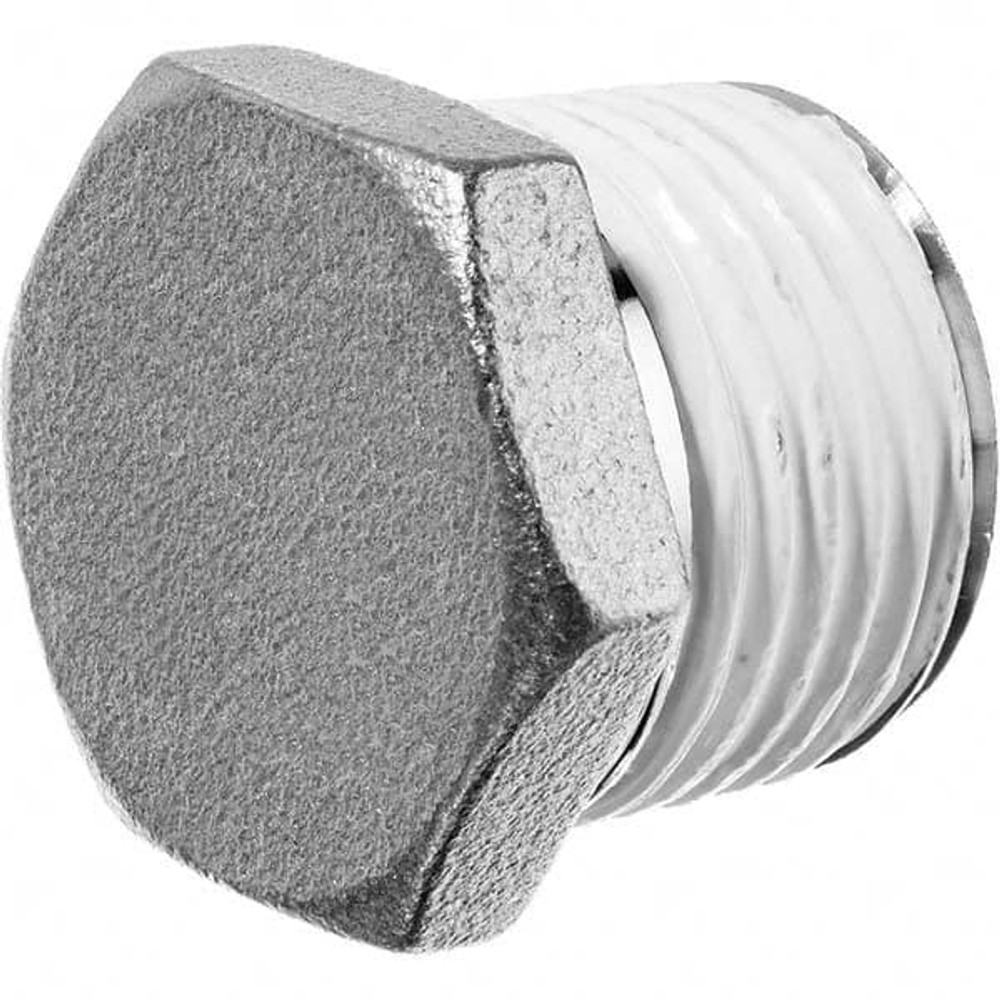 USA Industrials ZUSA-PF-362 Pipe Hex Plug: 1" Fitting, 304 Stainless Steel