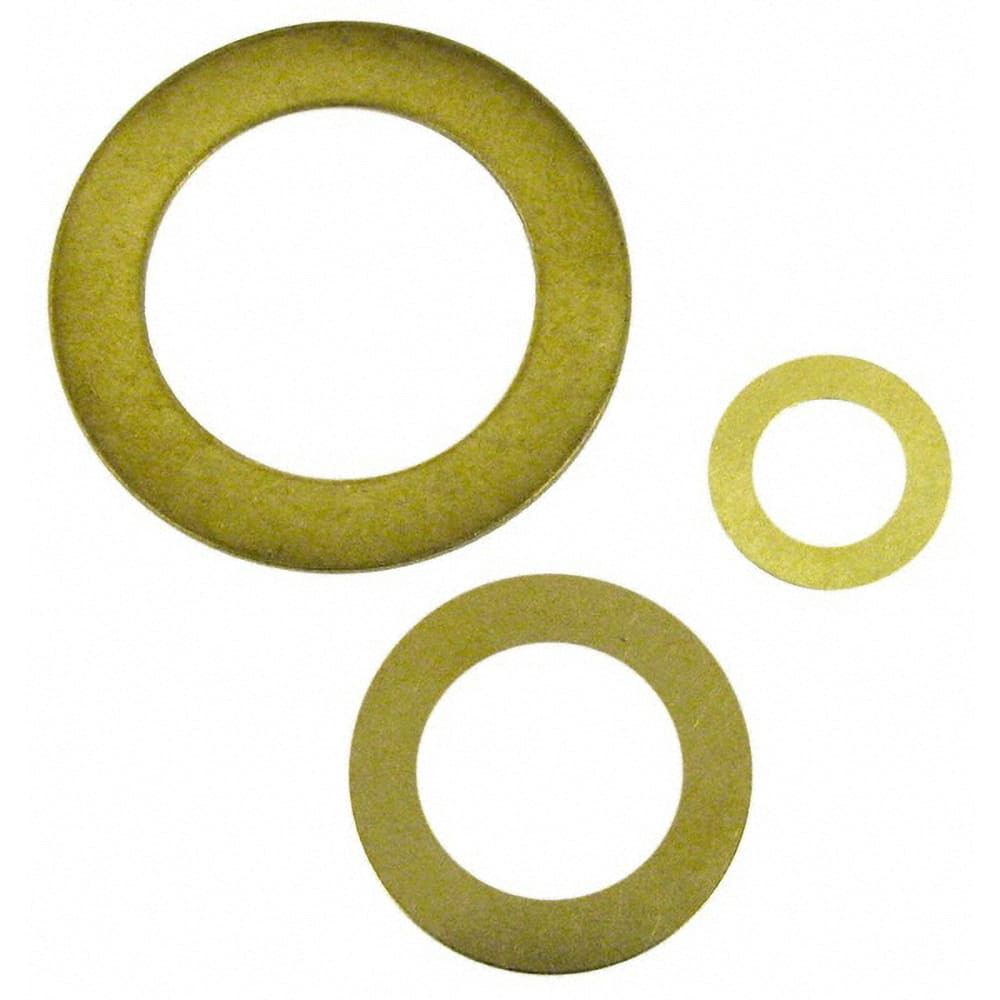 Electro Hardware FW-119-EH Standard Flat Washer: Brass, Uncoated