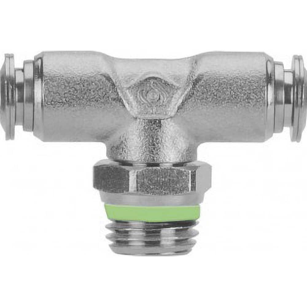 Aignep USA 60210-04-02 Push-to-Connect Tube Fitting: 1/8" Thread, 1/4" OD