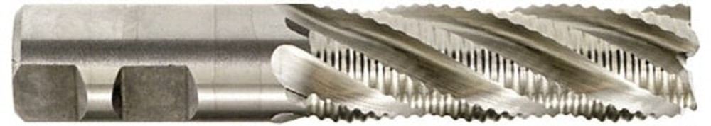 Hertel 91192096 Roughing End Mill: 2" Dia, 8 Flutes, Single End, Cobalt