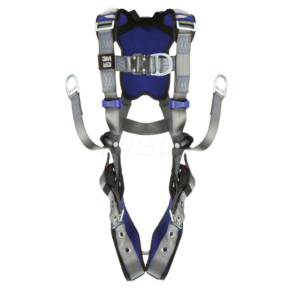 DBI-SALA 7012817867 Fall Protection Harnesses: 420 Lb, Comfort Oil & Gas Style, Size 2X-Large, For Climbing & Suspension, Back & Hips