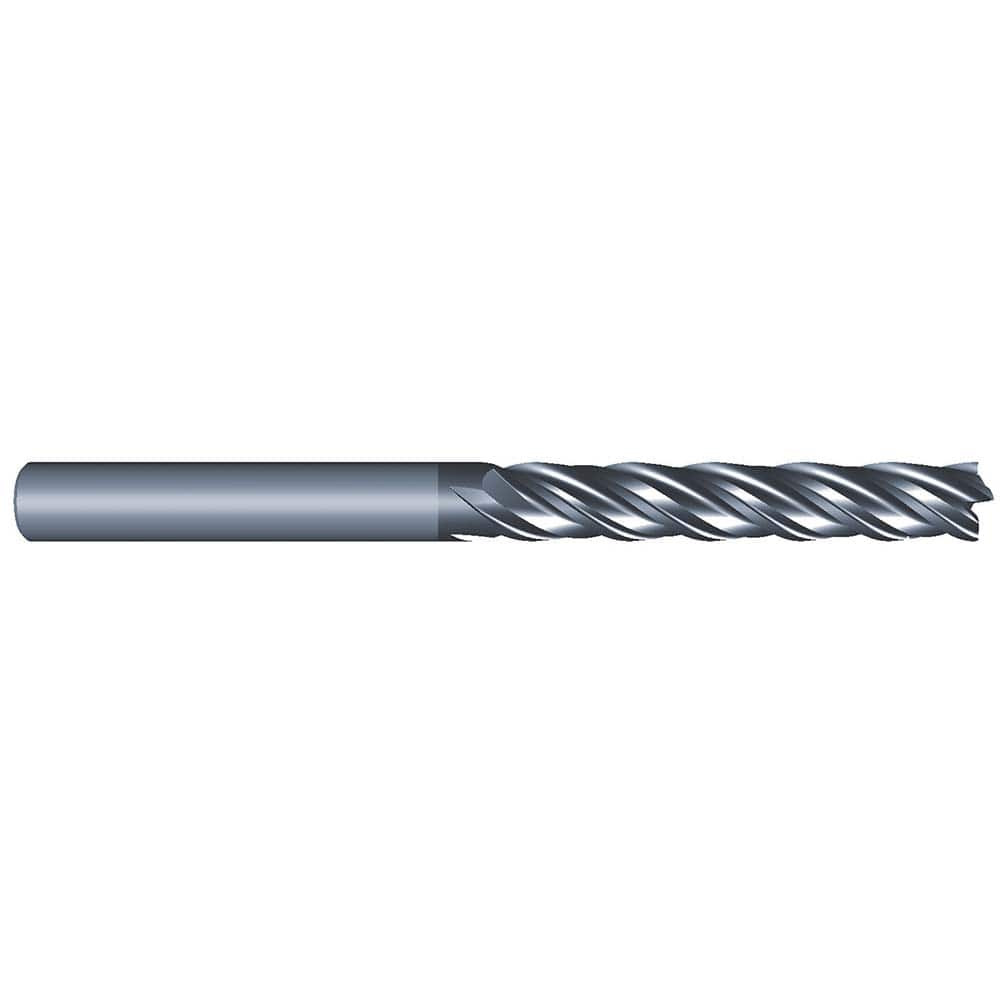 Eliminator 1090-1000-060 Corner Radius End Mill: 1" Dia, 3" LOC, 0.06" Radius, 4 Flutes, Solid Carbide