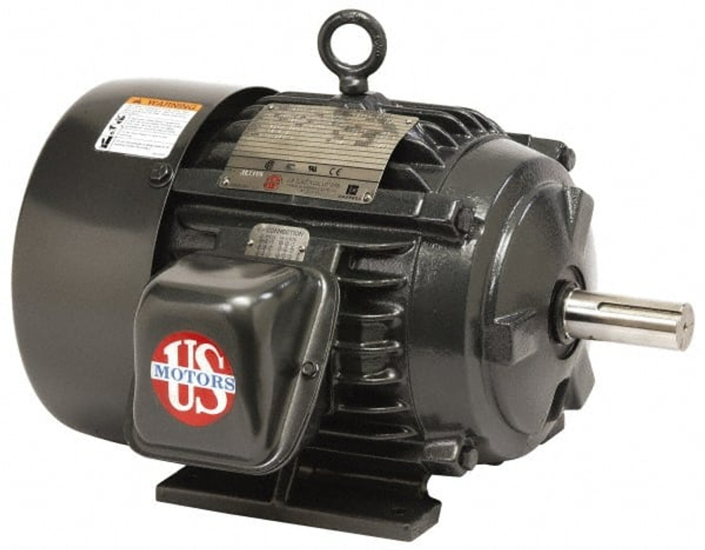 US Motors HW25EK9C2 Three Phase Energy Efficient AC Motor: TEFC Enclosure