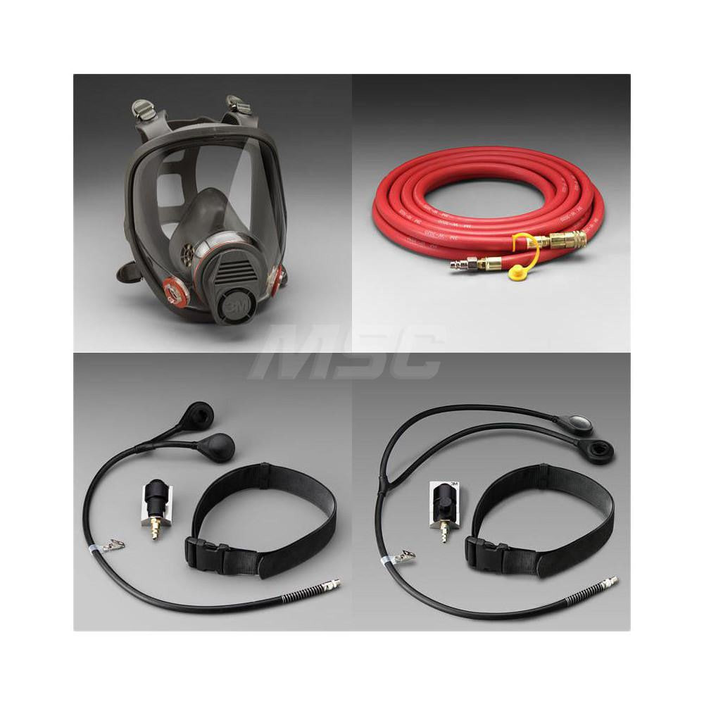 3M 7000126159 Supplied Air (SAR) Dual Air Line Adapter Kits; Mount Type: Front Mount ; Compatible Hose Type: Low Pressure ; Tube Length: 33in ; Tube Length (Inch): 33