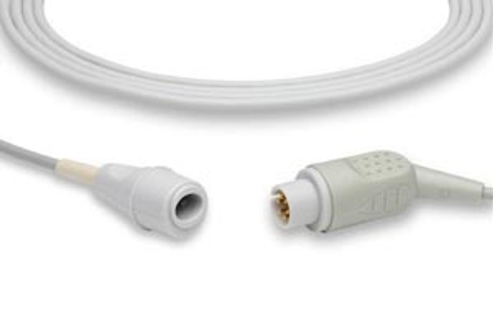 Cables and Sensors  IC-6P-ED0 IBP Adapter Cable: IBP Adapter Cable for Edwards Transducers, AAMI Compatible w/ OEM: 8000-0665, 896019021, 0010-21-43094 (DROP SHIP ONLY) (Freight Terms are Prepaid & Added to Invoice - Contact Vendor for Specifics)